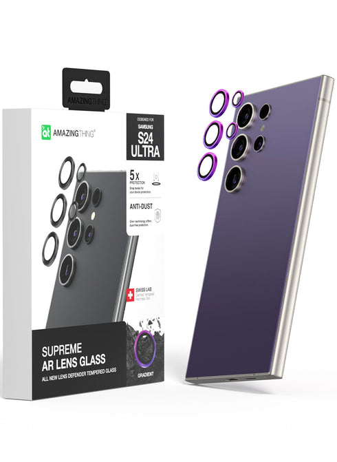 Amazing Thing Samsung Galaxy S24 ULTRA Camera Lens Protector SUPREME AR Lens