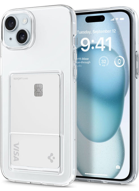 Spigen iPhone 15 PLUS Case Crystal Slot