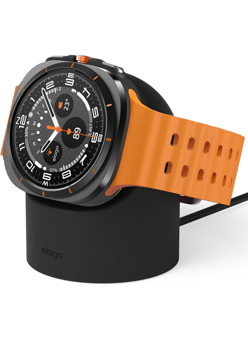 elago Samsung Galaxy Watch 8 / 8 Classic / 7 Ultra / 7 / 6 / 6 Classic / 5 / 5 Pro (40/43/44/45/47mm) Charger GW2 Stand