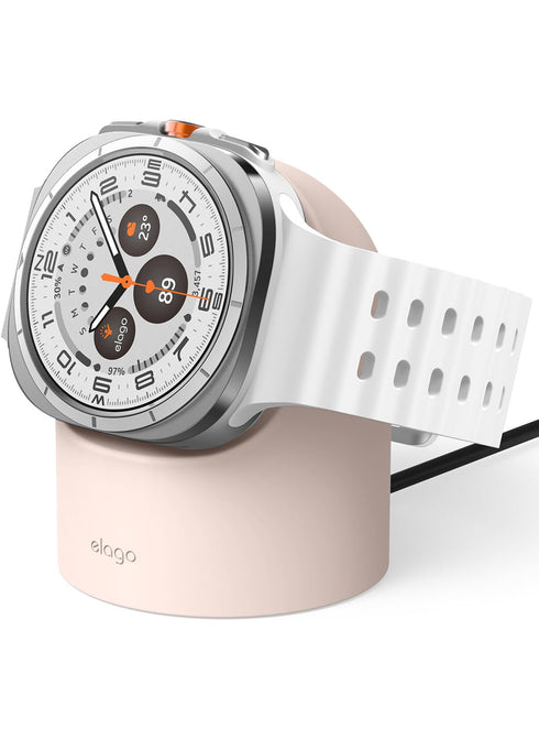 elago Samsung Galaxy Watch 8 / 8 Classic / 7 Ultra / 7 / 6 / 6 Classic / 5 / 5 Pro (40/43/44/45/47mm) Charger GW2 Stand