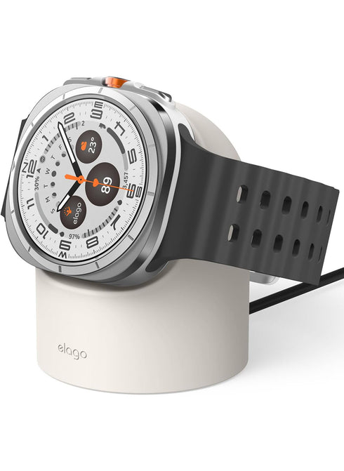 elago Samsung Galaxy Watch 8 / 8 Classic / 7 Ultra / 7 / 6 / 6 Classic / 5 / 5 Pro (40/43/44/45/47mm) Charger GW2 Stand