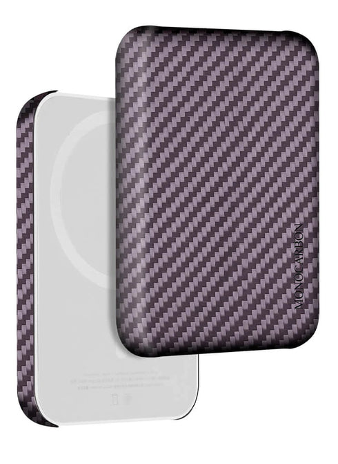 MONOCARBON MagSafe Battery Pack Case Real Carbon Fiber