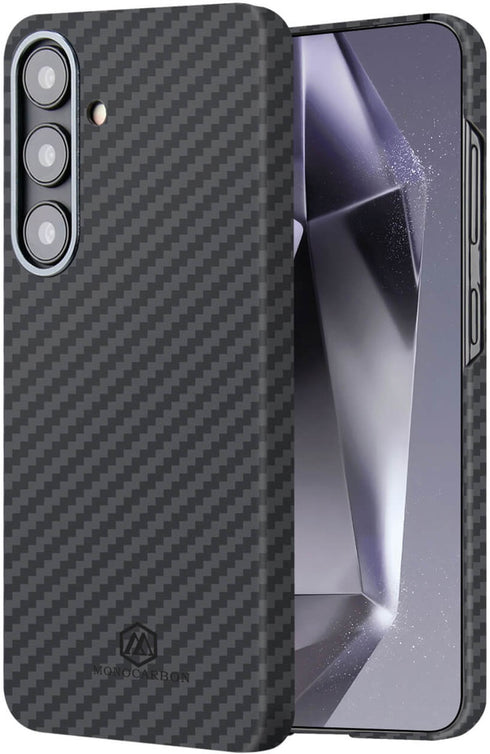 MONOCARBON Samsung Galaxy S24 Case (Ultra SLIM) Real Aramid Fiber (MagSafe)