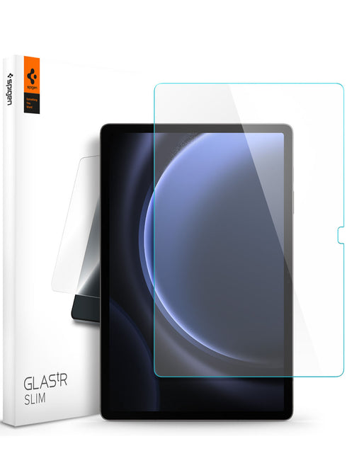 Spigen Samsung Galaxy Tab S9 FE PLUS Tempered Glass Screen Protector GLAStR Slim