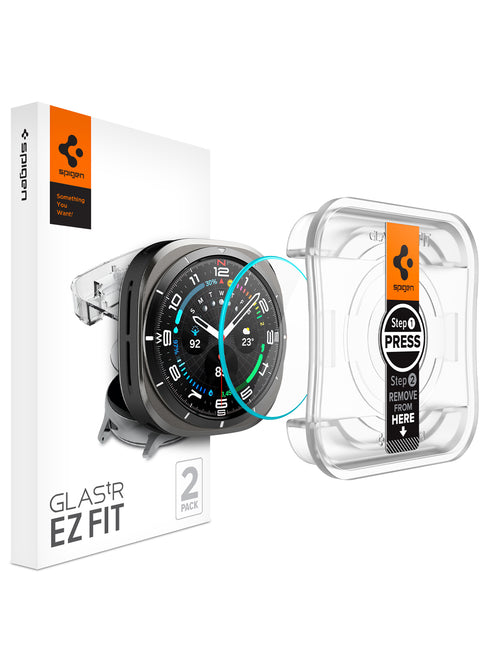 Spigen Samsung Galaxy Watch ULTRA (47mm) Tempered Glass Screen Protector GLAStR EZ Fit