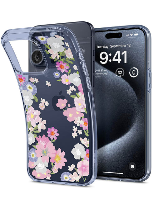 Spigen iPhone 15 PRO Case Liquid Crystal FLORAL