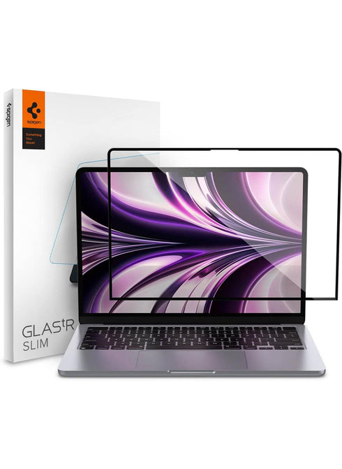 Spigen MacBook Air 13" M4/M3/M2 (2025/2024/2023) Tempered Glass Screen Protector GLAStR Slim
