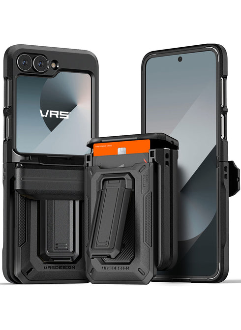 VRS Design Samsung Galaxy Z Flip 6 Case D-Wallet Origin