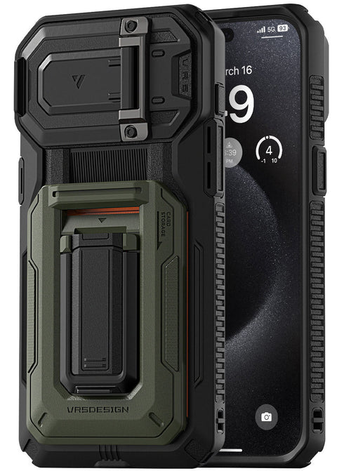 VRS Design iPhone 15 Pro MAX Case D-Wallet Origin
