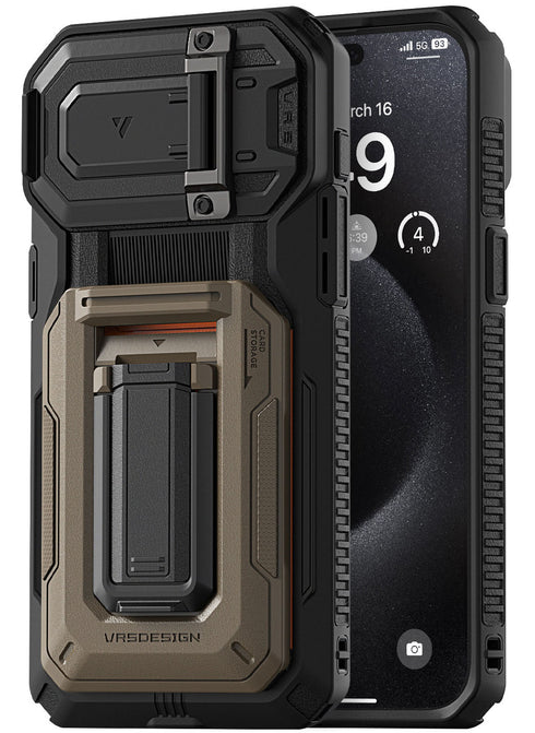 VRS Design iPhone 15 PRO Case D-Wallet Origin