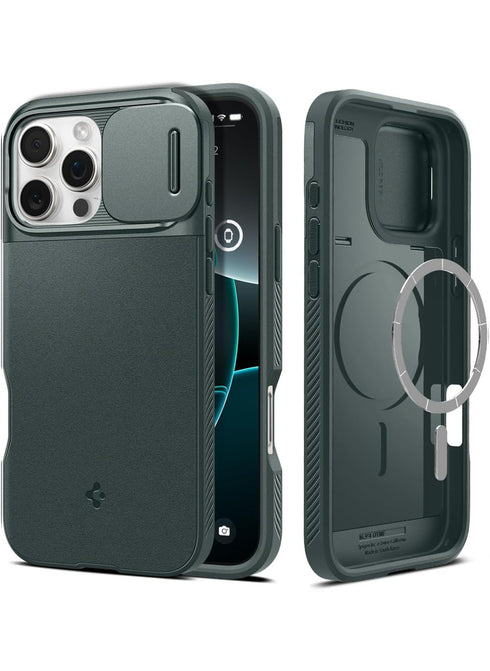 Spigen iPhone 16 Pro MAX Case Optik Armor MAGFIT (BOX DAMAGE)