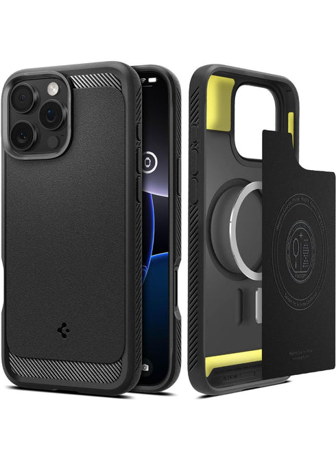 Spigen iPhone 16 PRO Case Rugged Armor MagFit