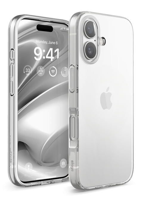 elago iPhone 16 Case Hybrid Clear