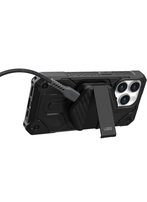 UAG MagSafe Wireless Charging Pad (15W) with Kickstand and USB-C Cable (4ft)