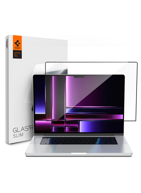 Spigen MacBook Pro 16" (2024-2021) Tempered Glass Screen Protector GLAStR SLIM