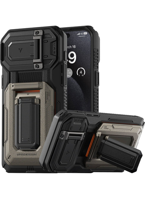 VRS Design iPhone 15 Pro MAX Case D-Wallet Origin