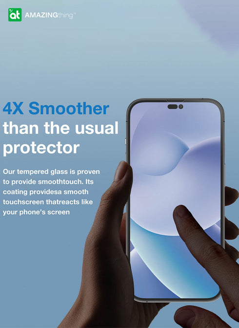 Amazing Thing iPhone 14 / iPhone 13 PRO / iPhone 13 Tempered Glass Screen Protector RADIX Pure Glass