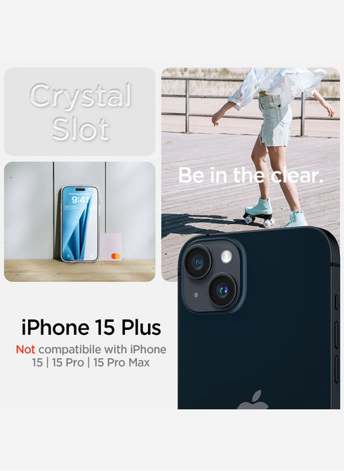 Spigen iPhone 15 PLUS Case Crystal Slot
