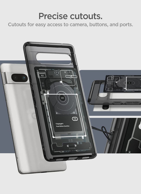 Spigen Google Pixel 7a Case Ultra Hybrid ZERO ONE