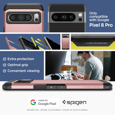 Spigen Google Pixel 8 Pro Case Tough Armor