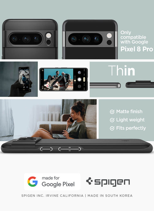 Spigen Google Pixel 8 PRO Case Thin Fit