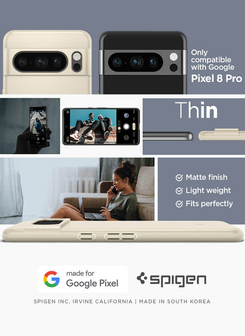 Spigen Google Pixel 8 PRO Case Thin Fit