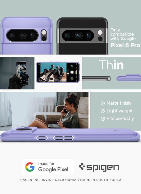 Spigen Google Pixel 8 PRO Case Thin Fit