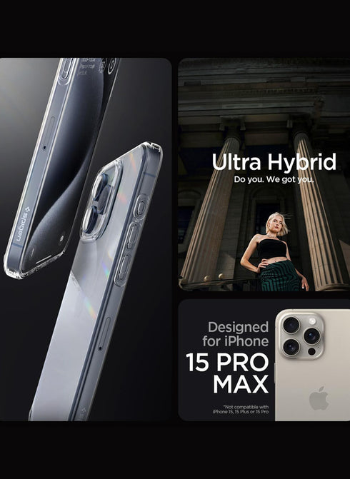 Spigen iPhone 15 Pro Max Case Ultra Hybrid