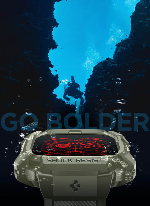 Spigen Apple Watch ULTRA (49mm) Band with Case Rugged Armor PRO