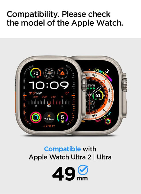 Spigen Apple Watch ULTRA (49mm) Band with Case Rugged Armor PRO