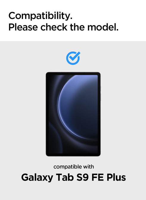 Spigen Samsung Galaxy Tab S9 FE PLUS Tempered Glass Screen Protector GLAStR Slim