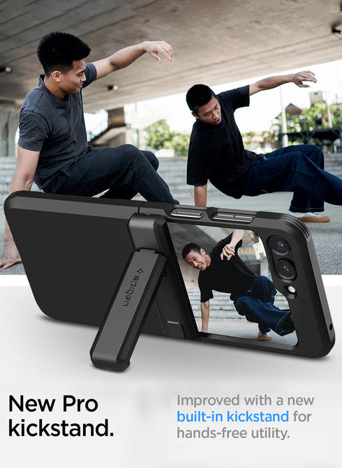 Spigen Samsung Galaxy Z Flip 5 Case Tough Armor PRO P with Kickstand