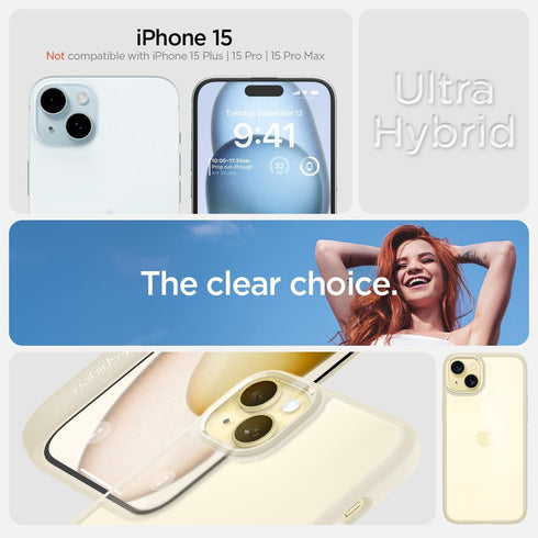 Spigen iPhone 15 Case Ultra Hybrid