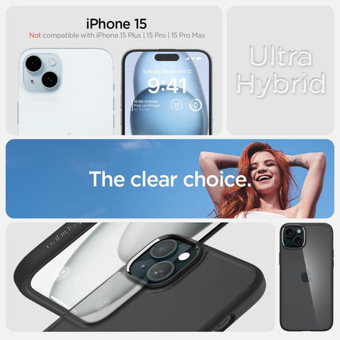 Spigen iPhone 15 Case Ultra Hybrid