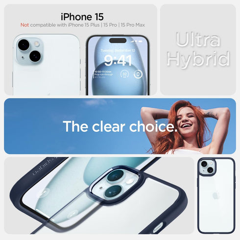 Spigen iPhone 15 Case Ultra Hybrid