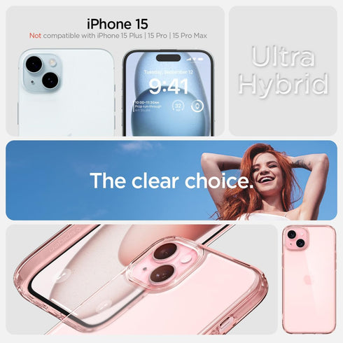 Spigen iPhone 15 Case Ultra Hybrid