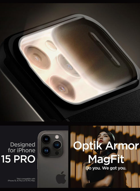 Spigen iPhone 15 PRO Case Optik Armor