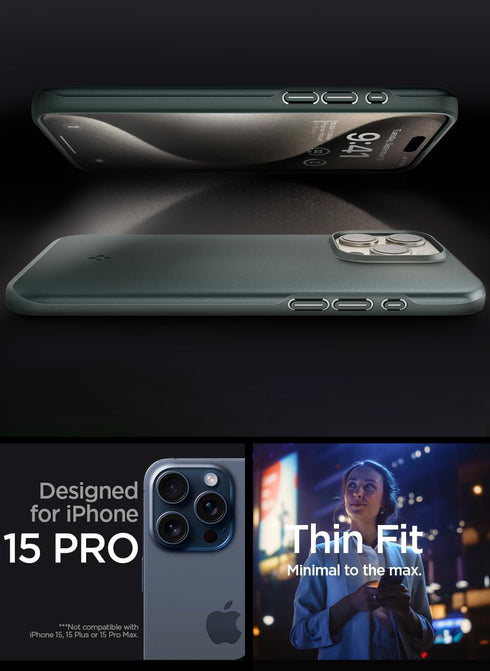 Spigen iPhone 15 PRO Case Thin Fit