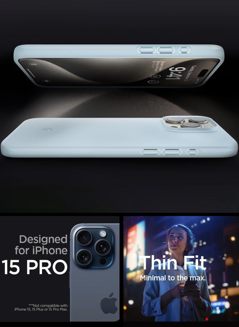 Spigen iPhone 15 PRO Case Thin Fit