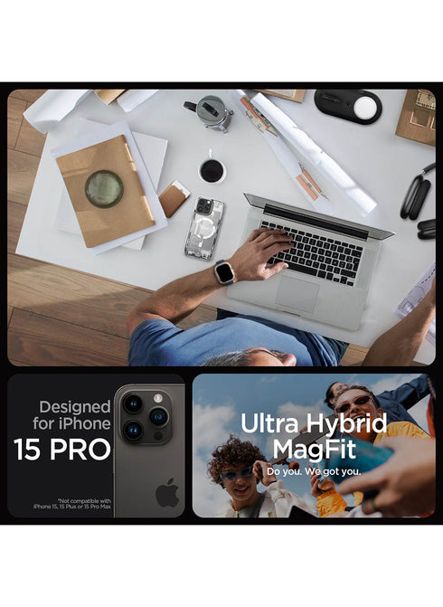 Spigen iPhone 15 PRO Case Ultra Hybrid MagFit Zero One