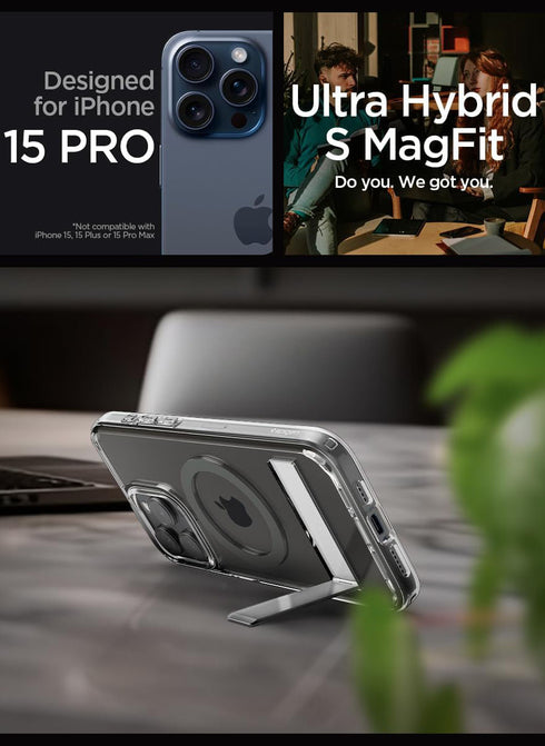 Spigen iPhone 15 Pro Case Ultra Hybrid S MagFit