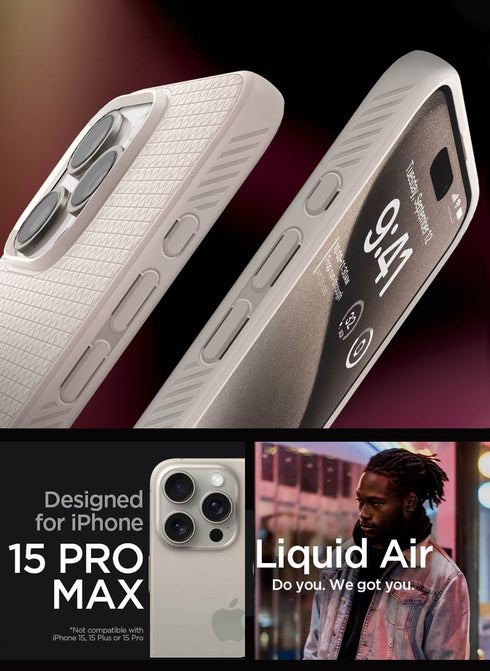 Spigen iPhone 15 Pro MAX Case Liquid Air