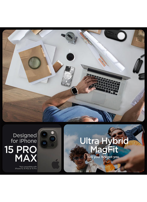 Spigen iPhone 15 Pro MAX Case Ultra Hybrid MagFit Zero One