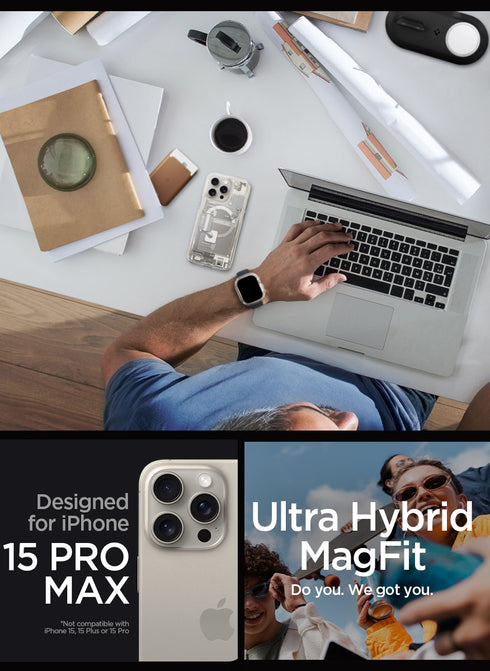 Spigen iPhone 15 Pro MAX Case Ultra Hybrid MagFit Zero One