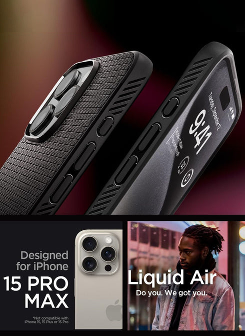 Spigen iPhone 15 Pro MAX Case Liquid Air