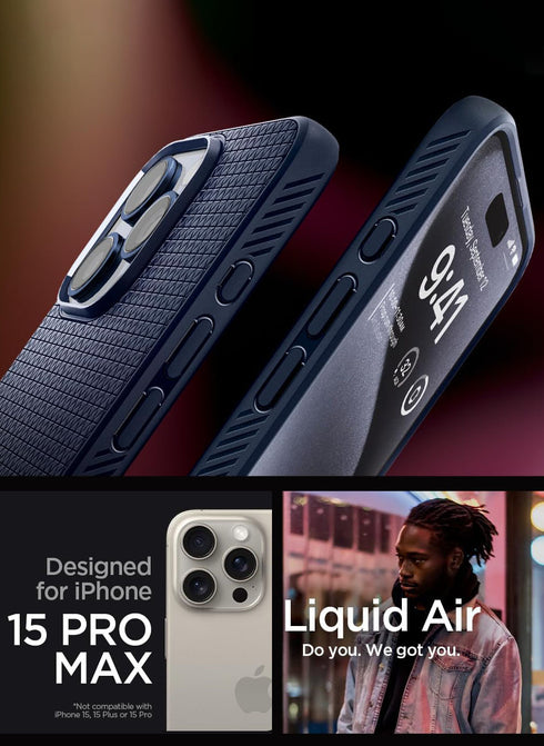 Spigen iPhone 15 Pro MAX Case Liquid Air