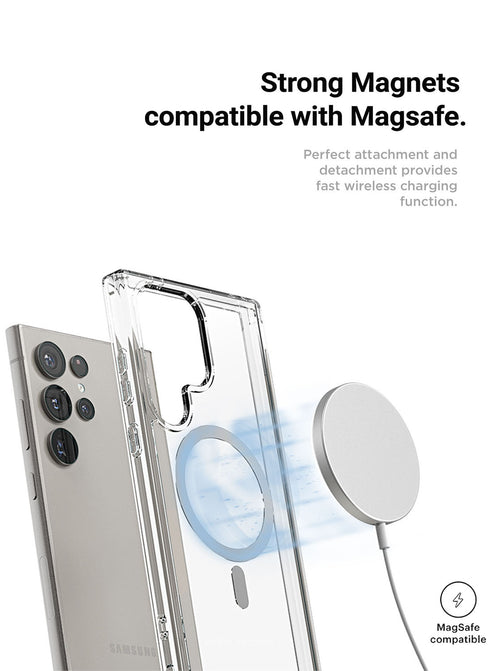 VRS Design Samsung Galaxy S24 ULTRA Case Crystal Mixx (MagSafe)