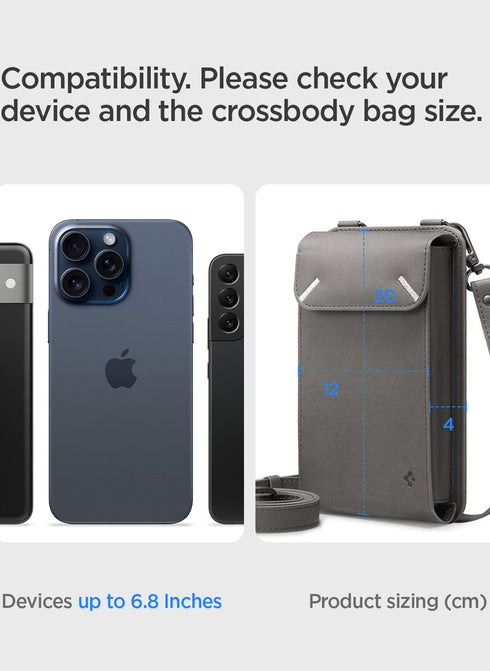 Spigen Crossbody Travel Wallet Bag Valentinus with Card Holder