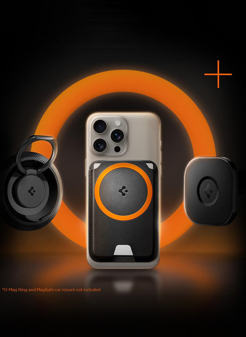 Spigen Dual-Side Magnetic Wallet 3 Cards Holder Valentinus (MagFit Plus)