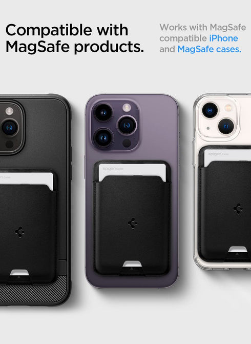 Spigen Magnetic Wallet 3 Cards Holder Valentinus (MagFit)